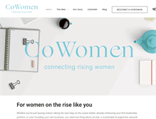 Tablet Screenshot of cowomen.com